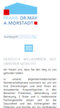 Mobile Screenshot of praxis-dr-may.de